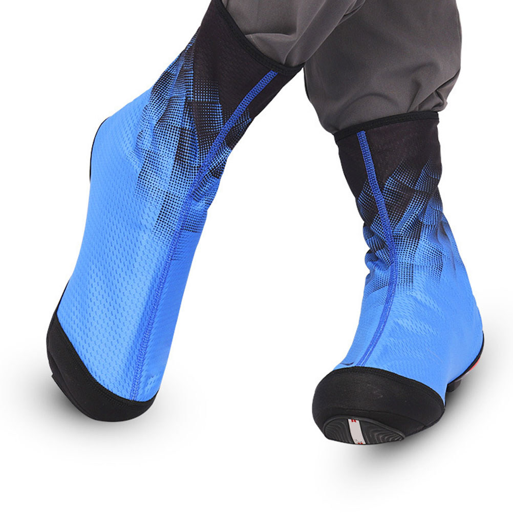 Cycling Commute Shoes - 冬用の防水・防寒サイクリングオーバーシューズ1組。自転車通勤用で、風を防ぎます。
