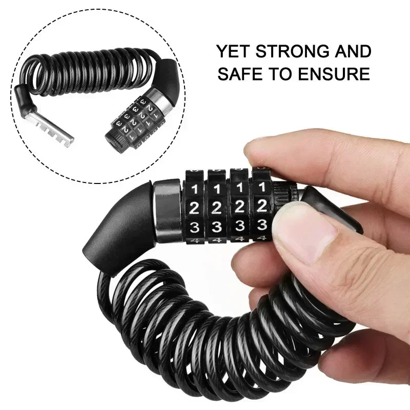 オートバイ自転車盗難防止チェーン 4 桁パスワードコンビネー - Chain Lock Combination のレビューと価格