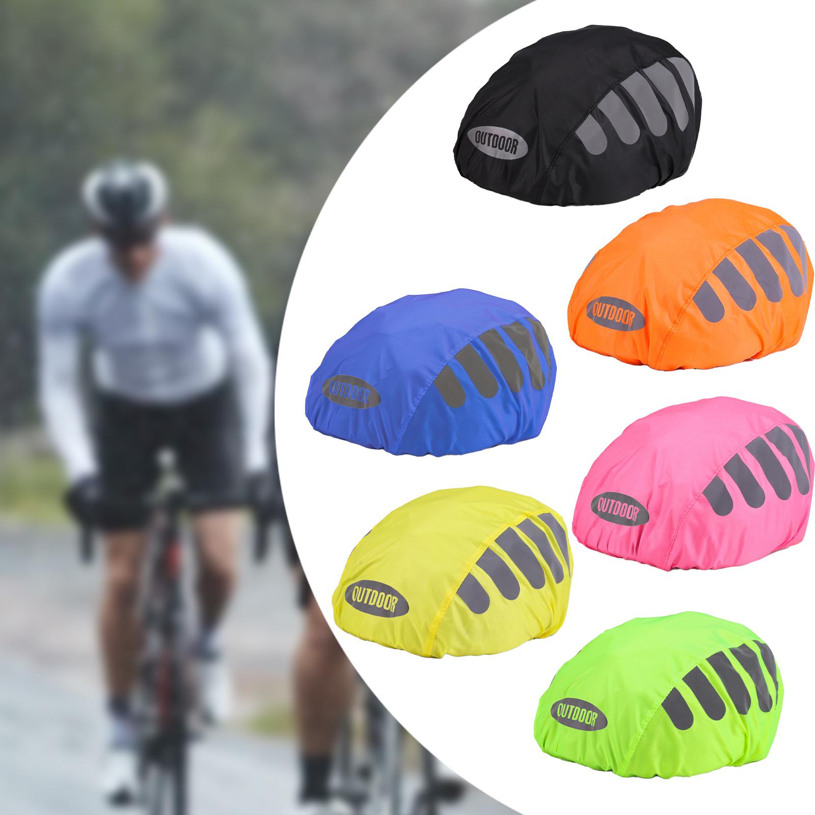 屋外用自転車ヘルメット用レインカバー。190T防水ポリエステ - Cycling Commute In Rain のレビューと価格