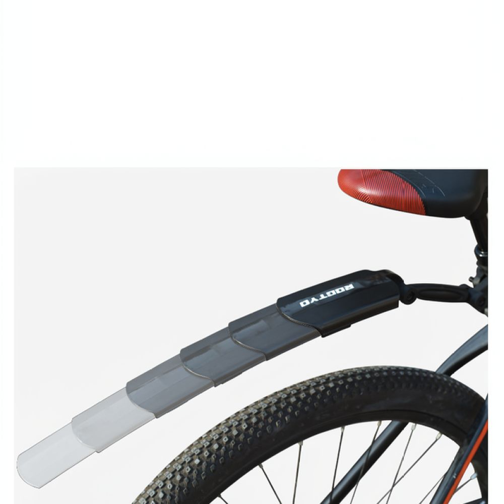 あらゆる自転車に対応する、格納式の泥除けフェンダー。ロードバ - Cycling Commute In Rain のレビューと価格