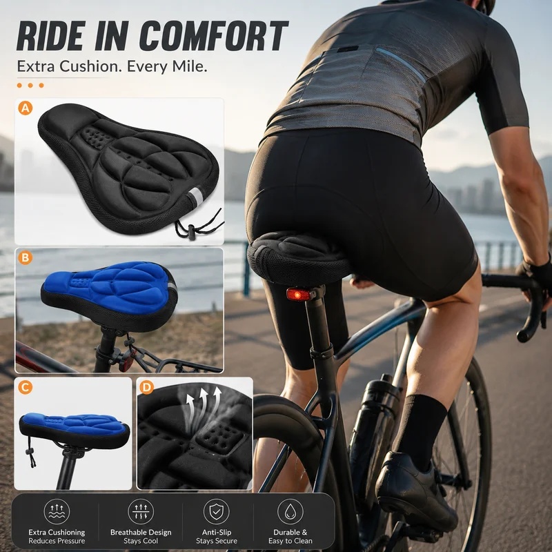 1/2個入り ユニバーサルバイクサドルカバー 防水自転車シー - Commuting By Bike のレビューと価格