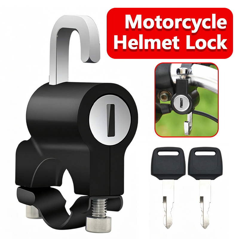    汎用型バイクヘルメットロック。自転車やバイクに取り付 - Commuter Bike Lock のレビューと価格