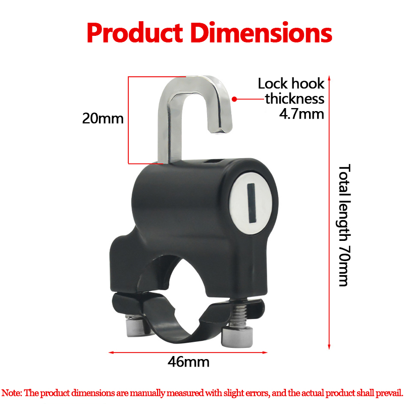    汎用型バイクヘルメットロック。自転車やバイクに取り付 - Commuter Bike Lock のレビューと価格