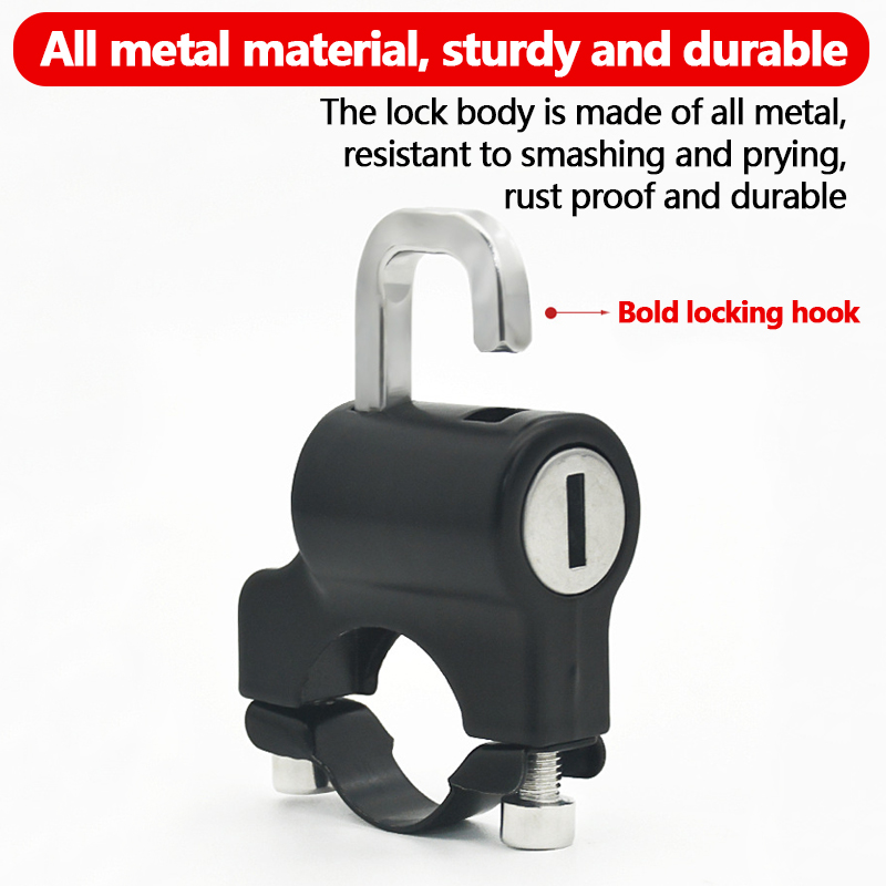    汎用型バイクヘルメットロック。自転車やバイクに取り付 - Commuter Bike Lock のレビューと価格