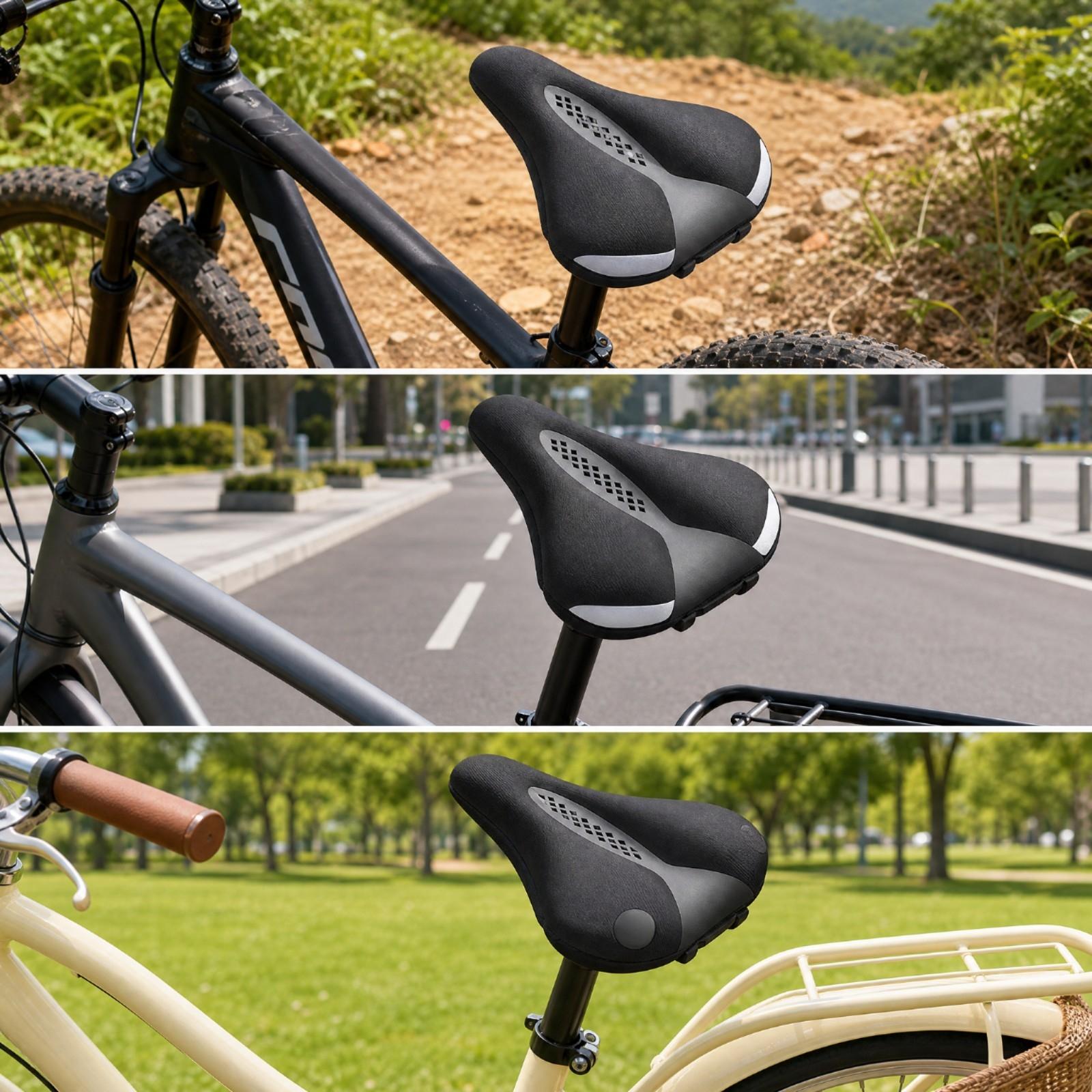 通気性の高い通気孔とレインカバーを備えた、標準サイズの自転車 - Cycling Commute In Rain のレビューと価格